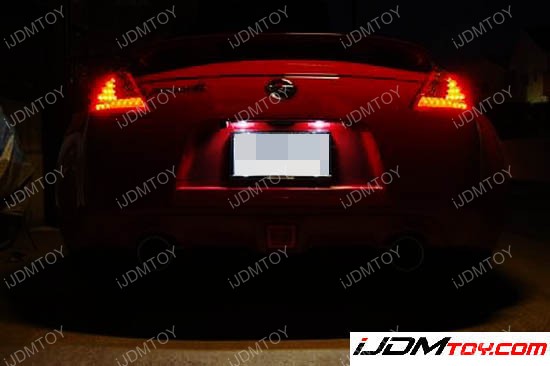 Nissan 370Z install LED license plate lights