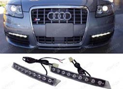 Installation DIY Guide for Audi Style 9-LED High Power LED Daytime Running Lights (base on 2006 Audi A6)