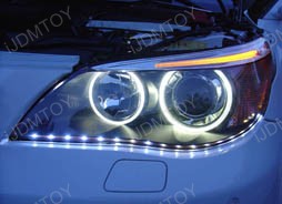 Installation DIY Guide for Audi A5 Q7 R8 Style Side-Shine LED Strip Lights for headlight lamps (Scenario II)