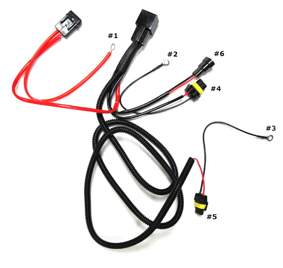 Conversion Hid Relay Wiring Harness Kit Installation Guide