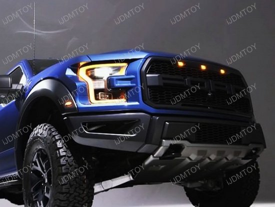 Ford raptor led grille lights #4