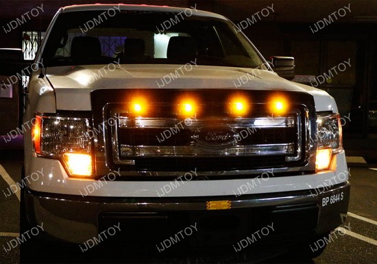 Ford raptor grill marker lights #3