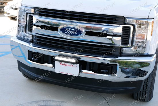 50W CREE LED Lightbar w/ License Plate Mounting Bracket ... extreme atv wiring harness 