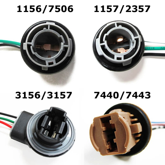 Fsylx 2 X 1156 7506 P21w Ba15s Led Bulbs Socket Harness Plugs Female Holder Adapter Connector Ba15s Lamp Bulb Wire Cables - Base