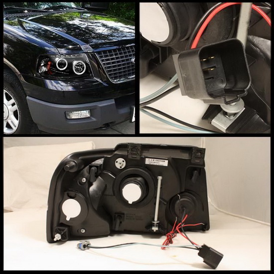 2003 Ford expedition projector headlights